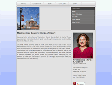 Tablet Screenshot of meriwetherclerkofcourt.com